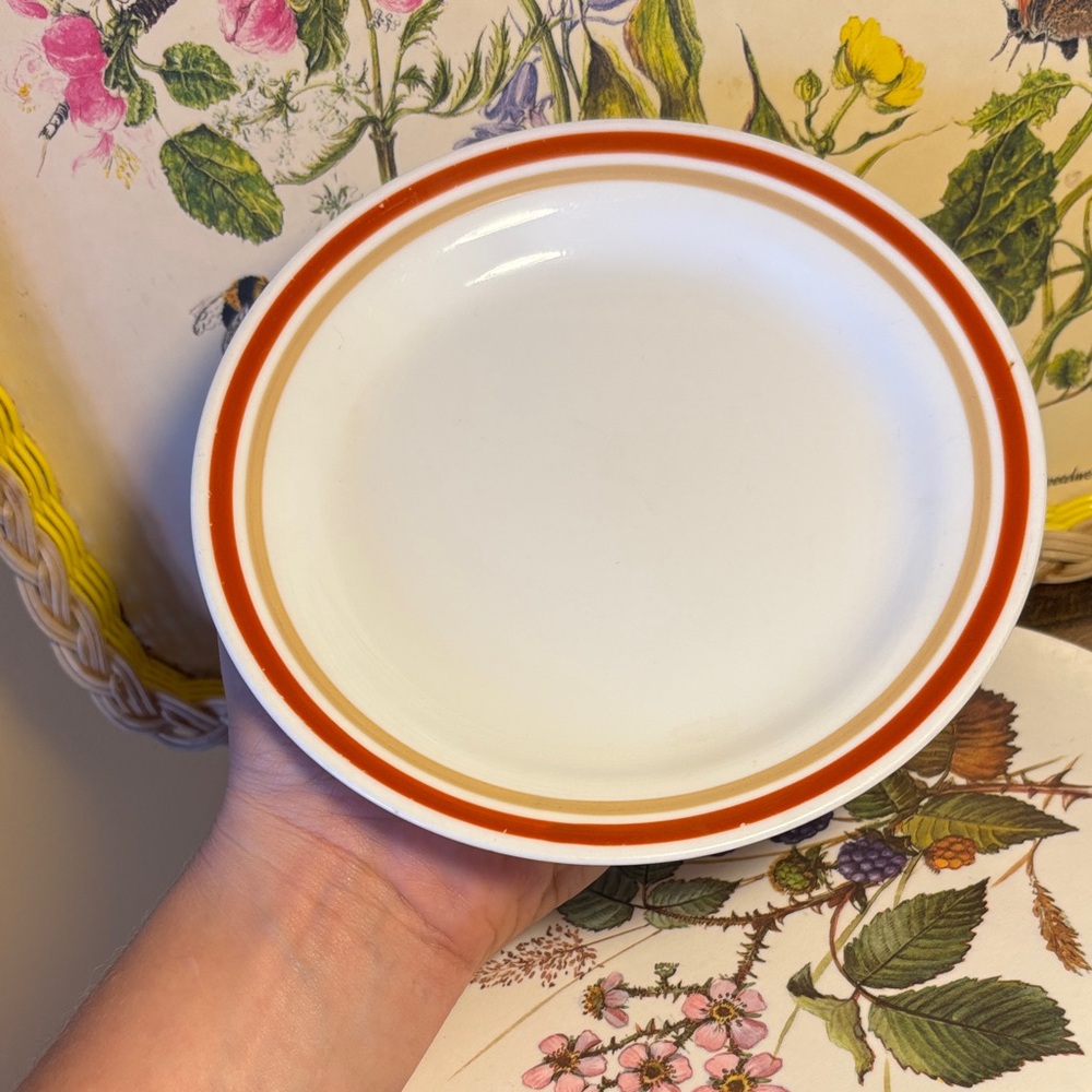Vintage “Cinnamon Chestnut” Corelle small plate